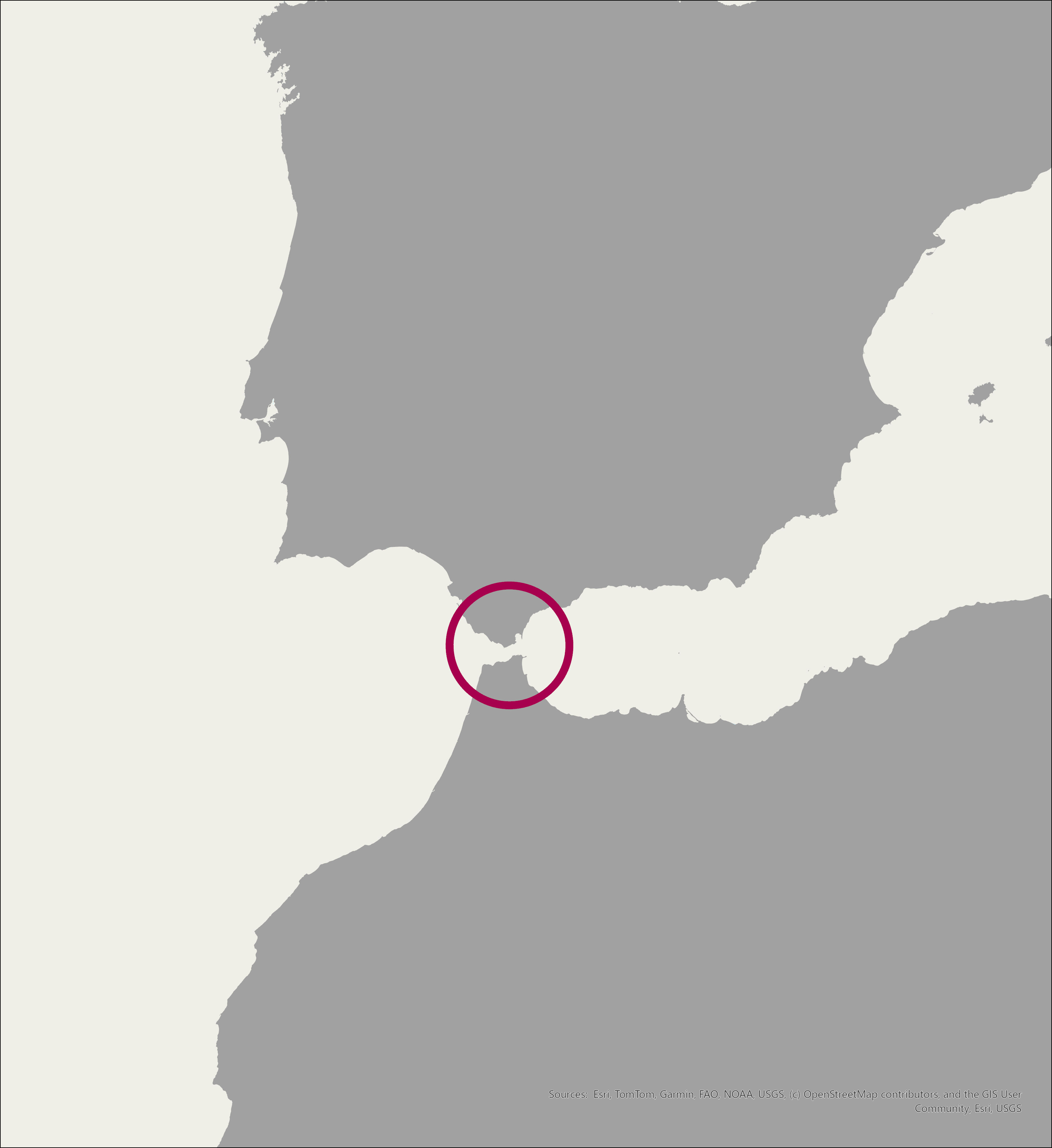 Gibraltar Mission Map 1853